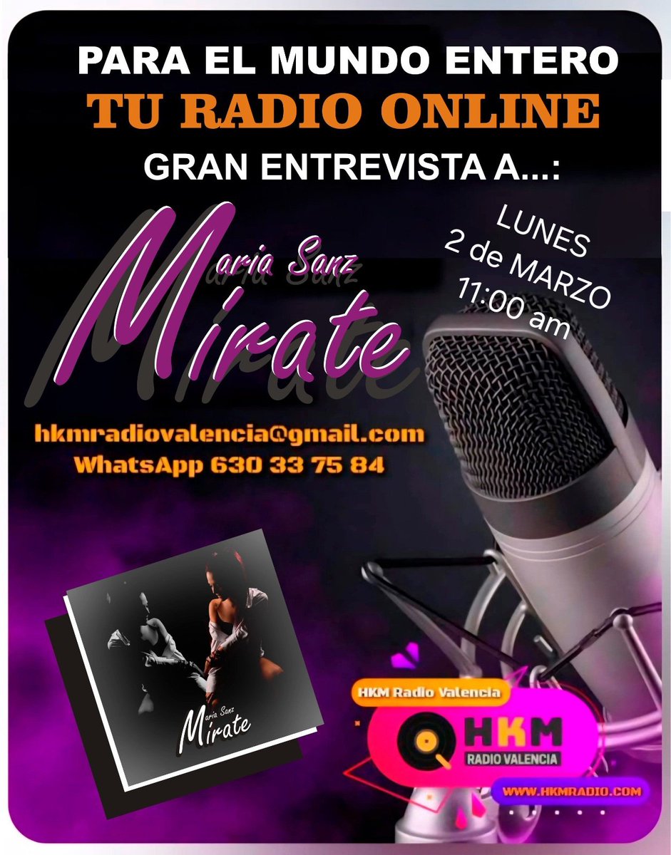 pacorfran's tweet photo. Cada vez son más emisoras de radio y listas de reproducción, donde escuchar #mírate de @Maria Sanz Oficial .Y sigue subiendo puestos en la lista de musica independientes.

#sertumisma

#narcisismo

#cucarachos

#renacer https://t.co/L9aw3eZuQQ
