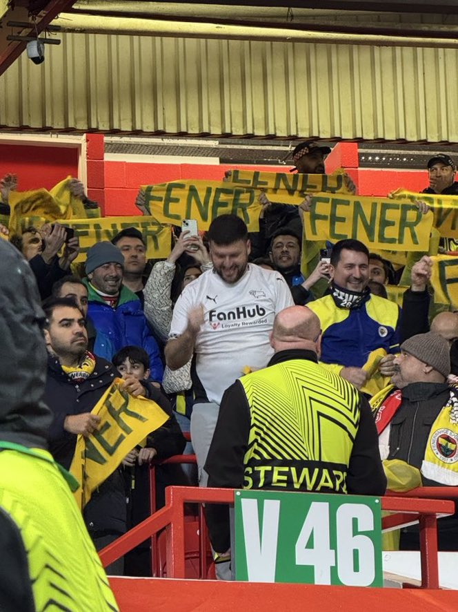JamesWallingto1's tweet photo. This is the only arrest from #NFFC v #Fenerbahçe for crimes against humanity. https://t.co/DYYJSfm17T