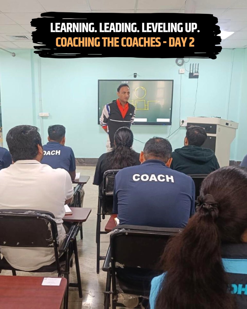subhashrana's tweet photo. Day 2 in progress at the SAI Coaches Course. ๐ฏ
Building vision, discipline, and coaching excellence.
#ShootingSport #CoachesCourse #ShootingCoach #IndianShooting #ISSF
@issf_official @Media_SAI @OfficialNRAI https://t.co/w9edAfofDx