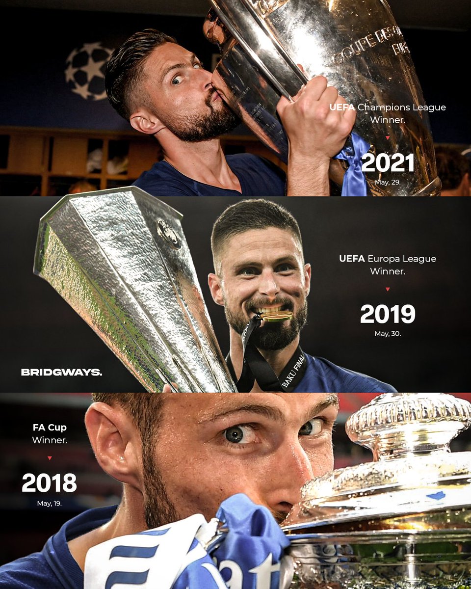 “In one word, Arsenal or Chelsea?”

Olivier Giroud: “Chelsea” 🗣️