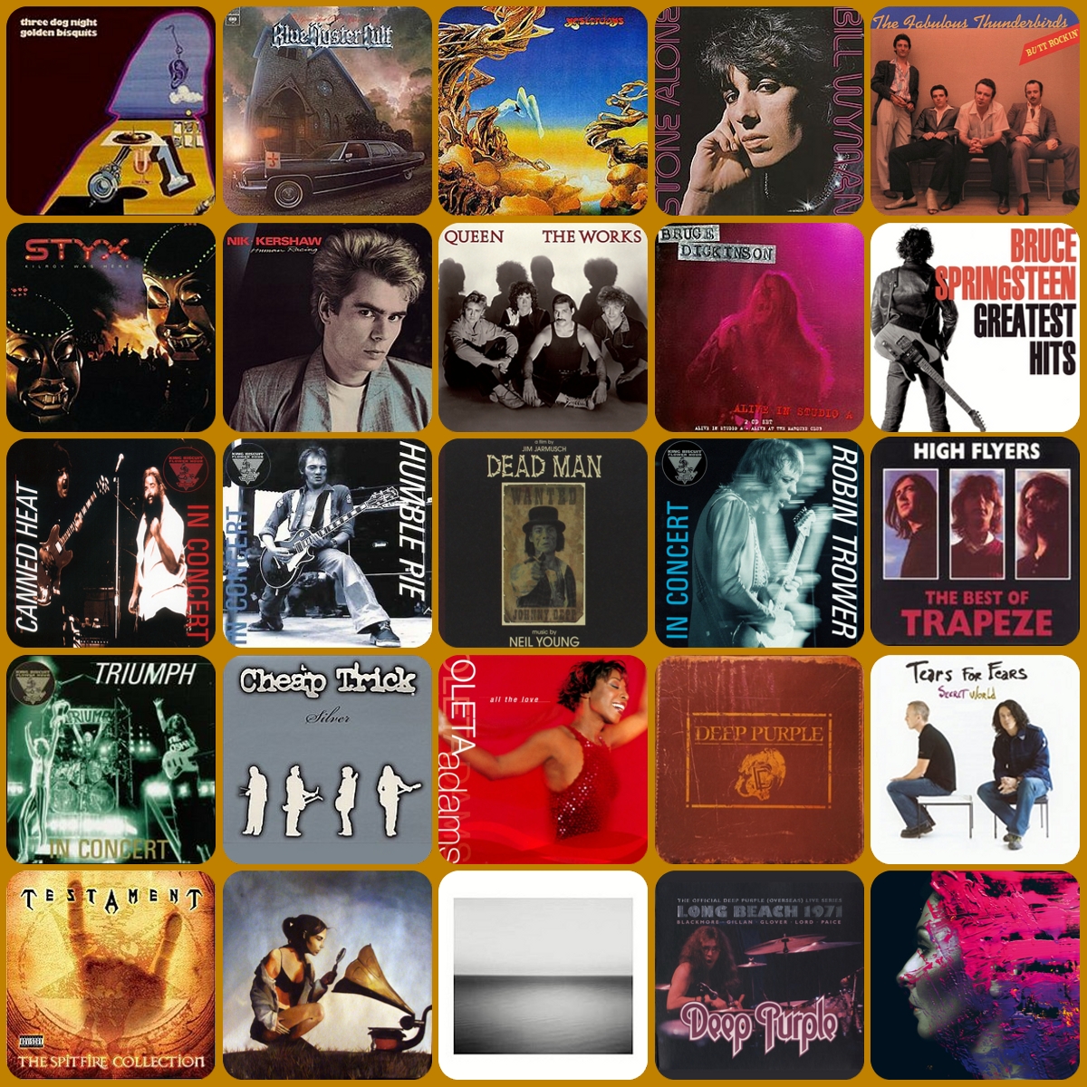 ejpf04's tweet photo. @HoffmanEnrique @Mikehomeseller @TiaColita
#Feb27
Efemérides febrero 27
Álbumes
1971 Three Dog Night • Golden Bisquits
1975 Blue Öyster Cult • On Your Feet Or On Your Knees
1975 Yes • Yesterdays
1976 Bill Wyman • Stand Alone
1981 The Fabulous Thunderbirds • Butt Rockin’ https://t.co/gp5Sr7DGx9