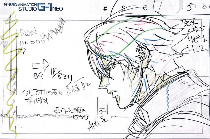 個人的にも夢の対決である『ロック対ギース』を、アニメーションで表現したかったんですよね‥ 