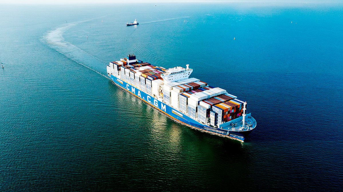 コンテナ】CMA CGM、日本発欧州で直航。4月開始、神戸・名古屋・横浜に