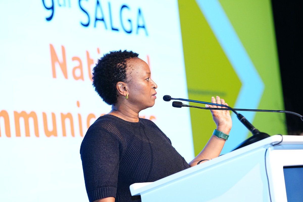 SALGA_Gov's tweet photo. At #SALGA #NCF9, Mpumi Mabuza of Brand South Africa emphasised that municipal communication directly shapes how South Africa is viewed.
Clear, credible messaging builds trust, strengthens reputation and reinforces the national brand. πΏπ¦
#SALGA #NCF9 #InspiringServiceDelivery https://t.co/VFaoWA0EfQ