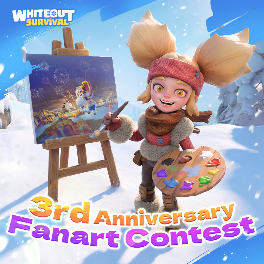 🎨 3rd Anniversary Fan Art Contest🎨Whiteout Surviva...