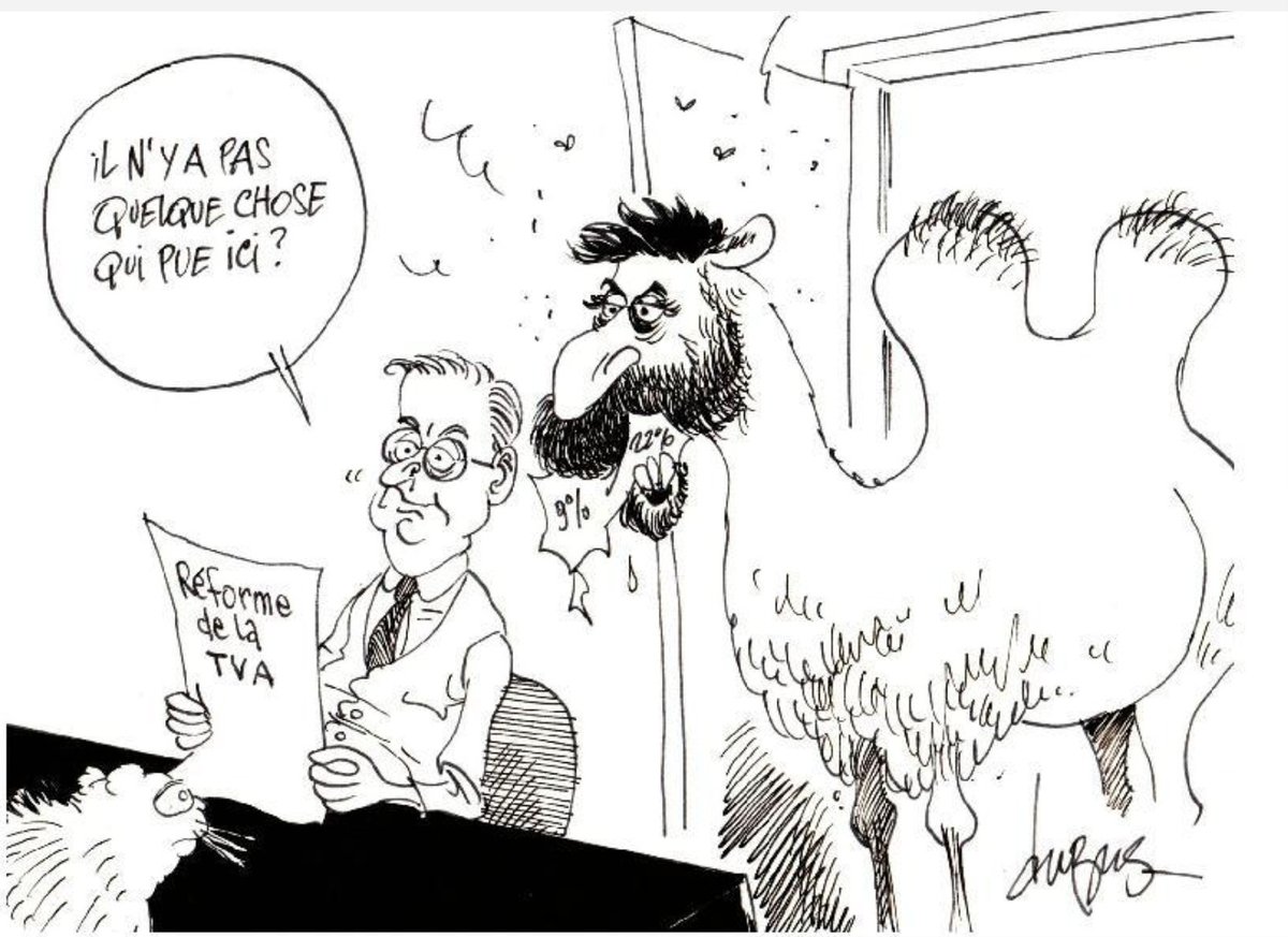 Ce dessin de Dubus n'est pas très gentil. Il ne faut surtout pas le retweeter. Ce serait mal.