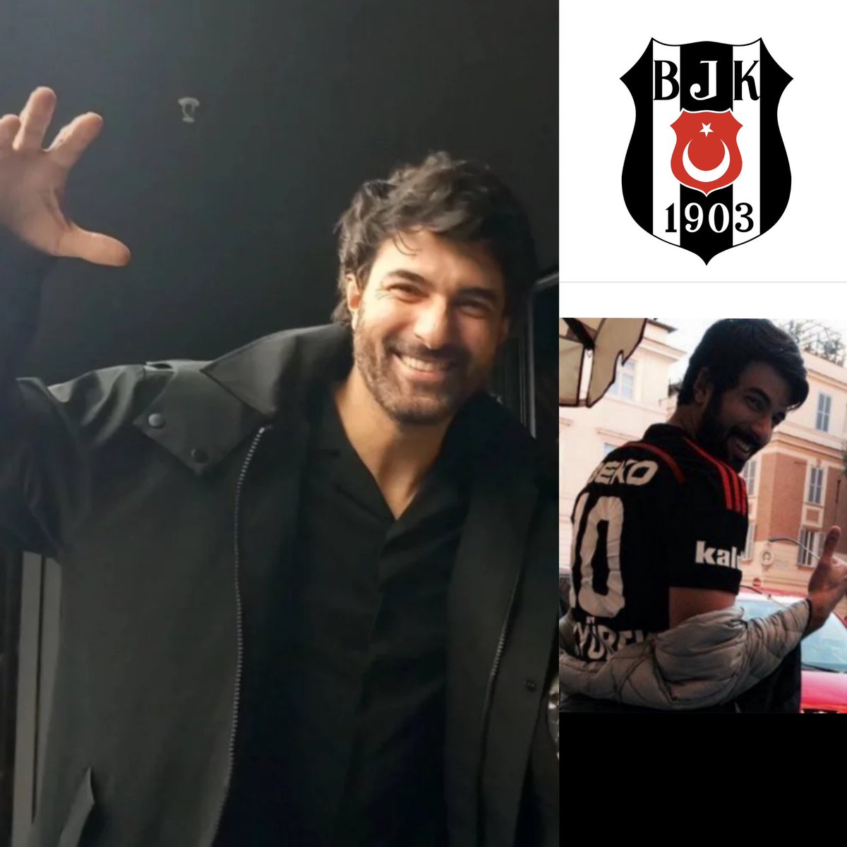 Tea73818347's tweet image. Engin in his favorite role... Beşiktaş fan 🖤🤍 the “Black Eagles” “Kara Kartallar” 🦅

#EnginAkyürek
#Beşiktaş
#blackeagle 
#KaraKartallar
#blackwhite