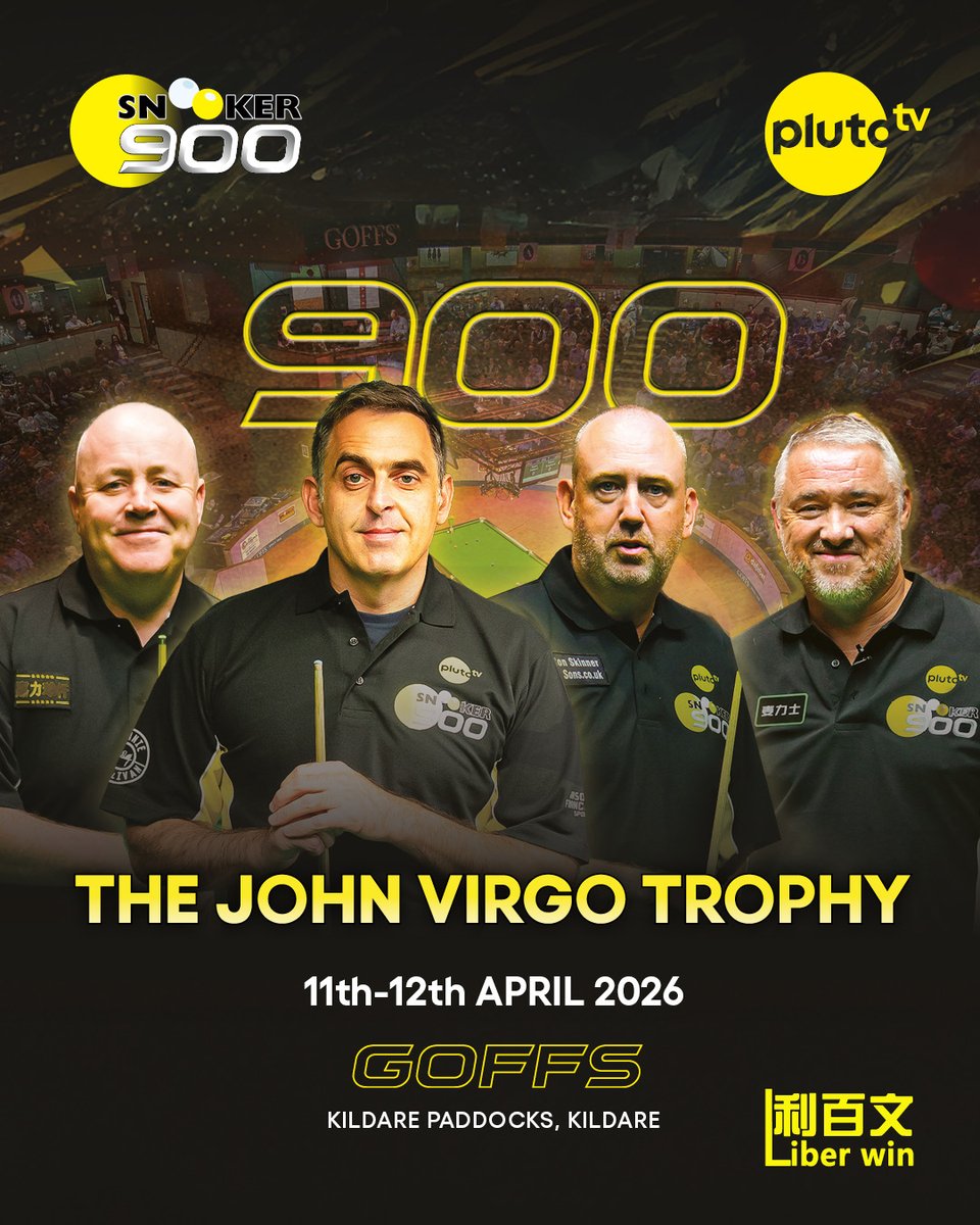 Snookerlegends's tweet photo. ALL STANDARD tickets are at @TicketmasterIre and on sale from 10am https://t.co/7iUIorH6EC https://t.co/3QlOxlrTdw
