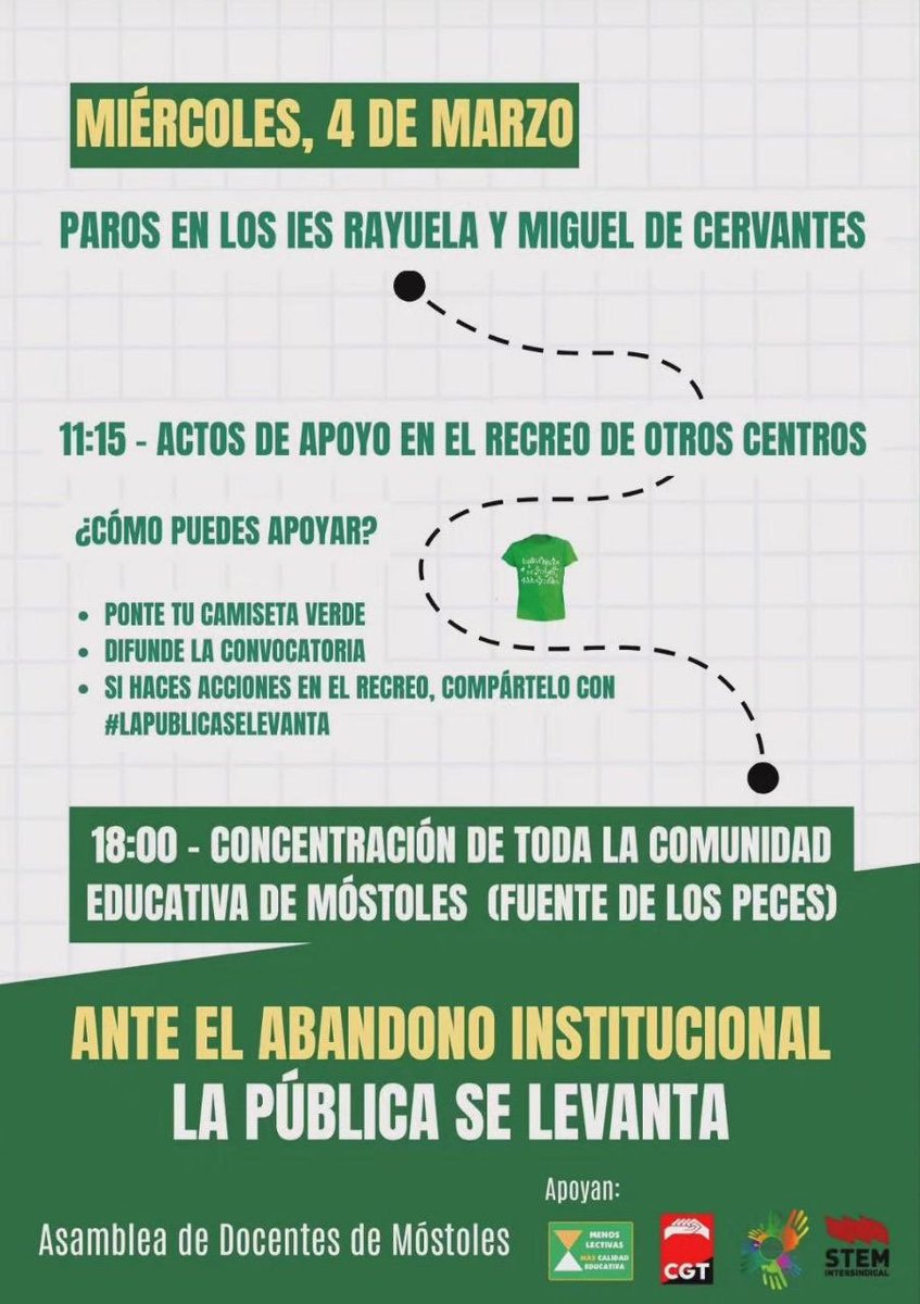 Asamblea Menos Lectivas #SalvemosLaPública tweet media