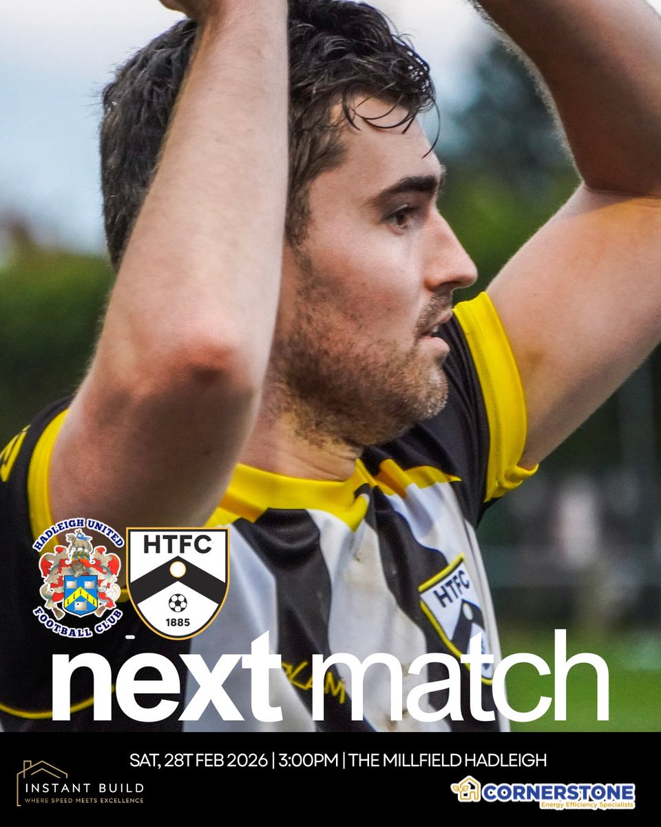 Town are back in league action as we travel over to <a href="/OfficialHUFC/">Hadleigh United FC</a>