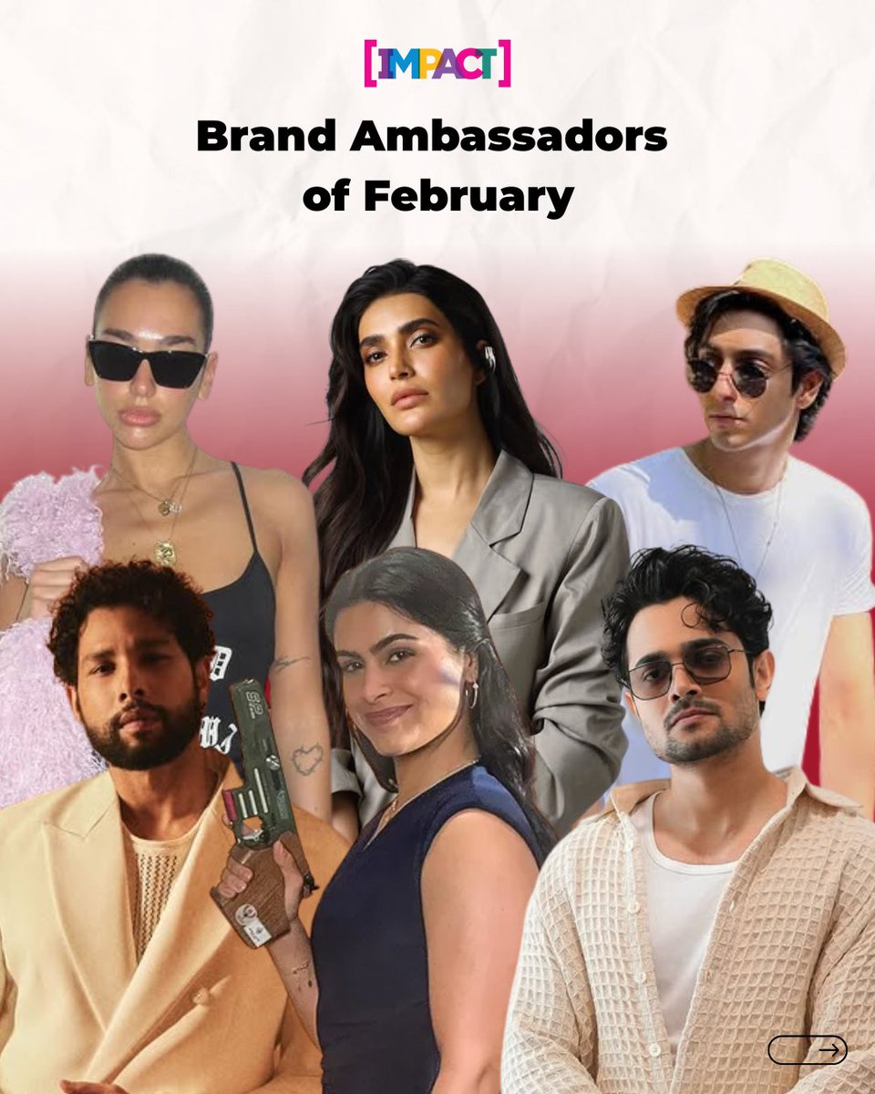 IMPACT_onnet's tweet image. A roundup of February’s biggest brand ambassadors. Which collaboration do you think nailed the perfect fit?

@Bulgariofficial @oriflameindia @CrocsIndia @reebokindia @swiggydineout  

#BrandAmbassadors #CelebrityEndorsements #BrandPartnerships #MarketingMoves #AdIndustry