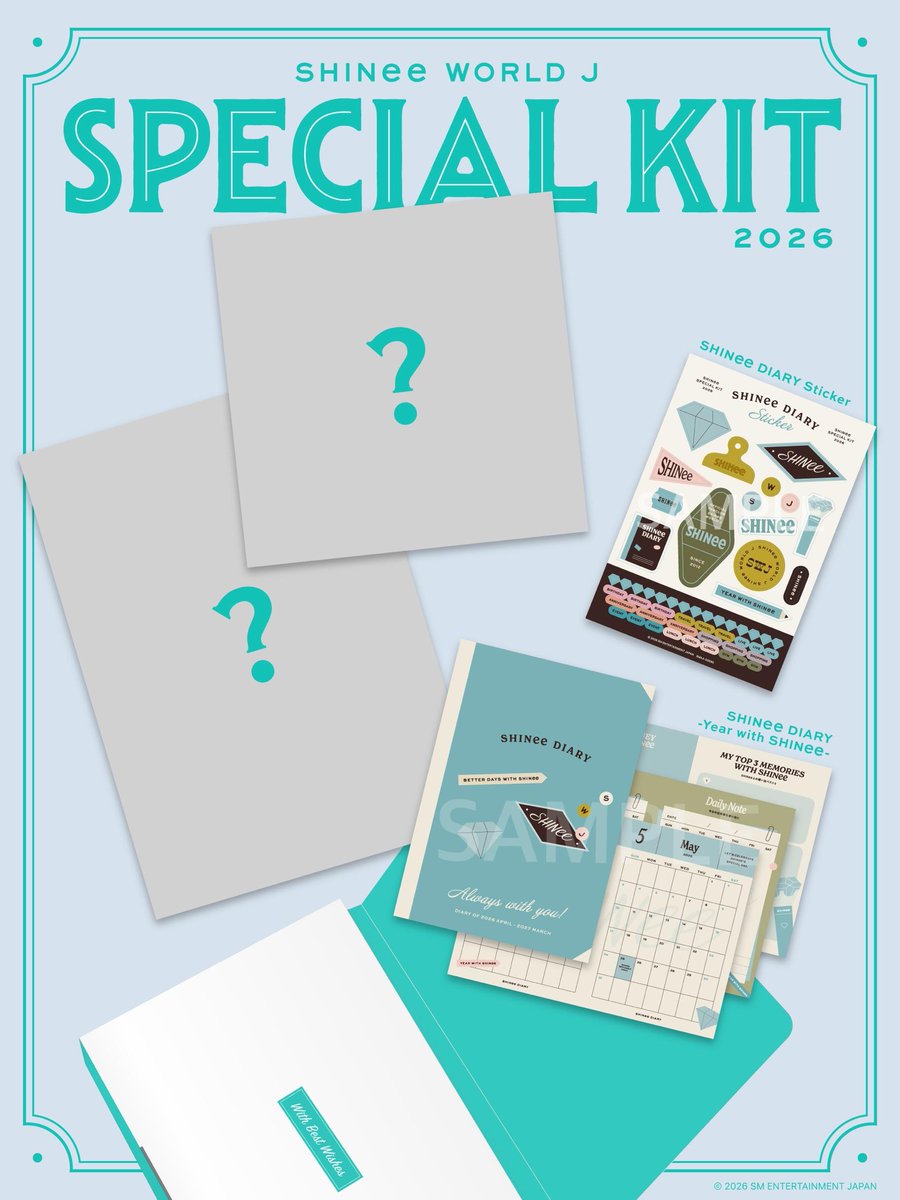 SHINee WORLD J SPECIAL KIT 2026』特典第2弾は、「SHINee DIARY