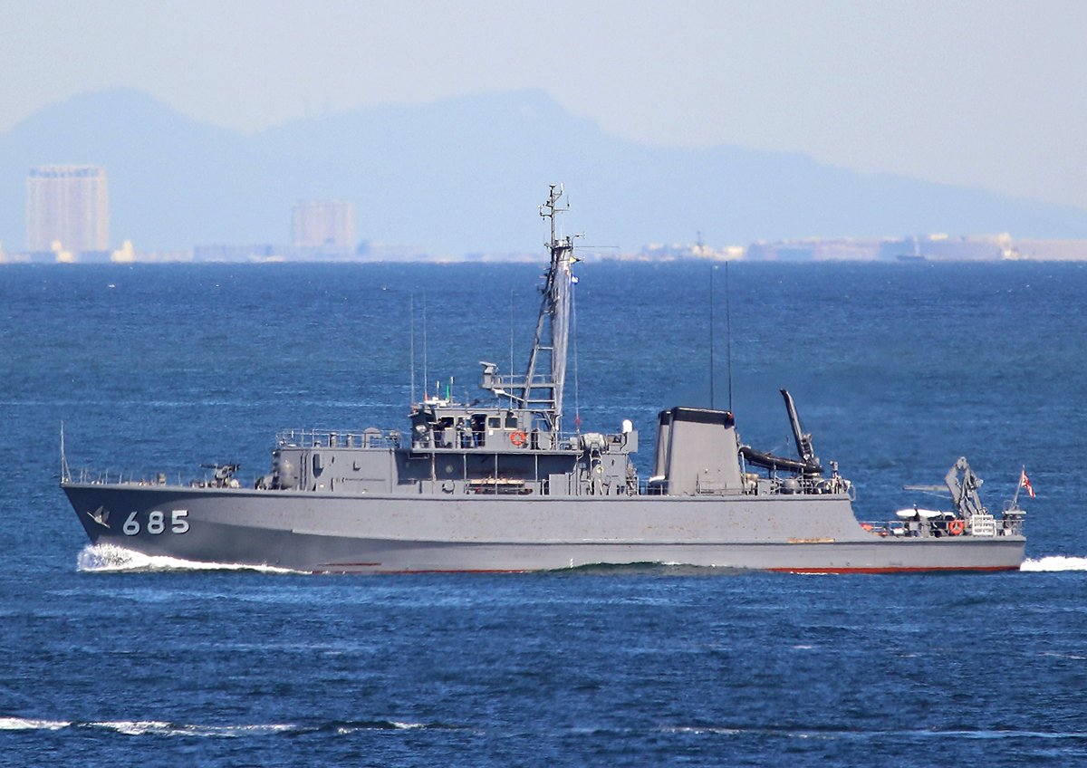 naowata2011's tweet photo. お疲れさまでした🙏
#とよしま
#Toyoshima
#MSC685
#海上自衛隊
#掃海艇
#すがしま型掃海艇 https://t.co/sBYMz798QD