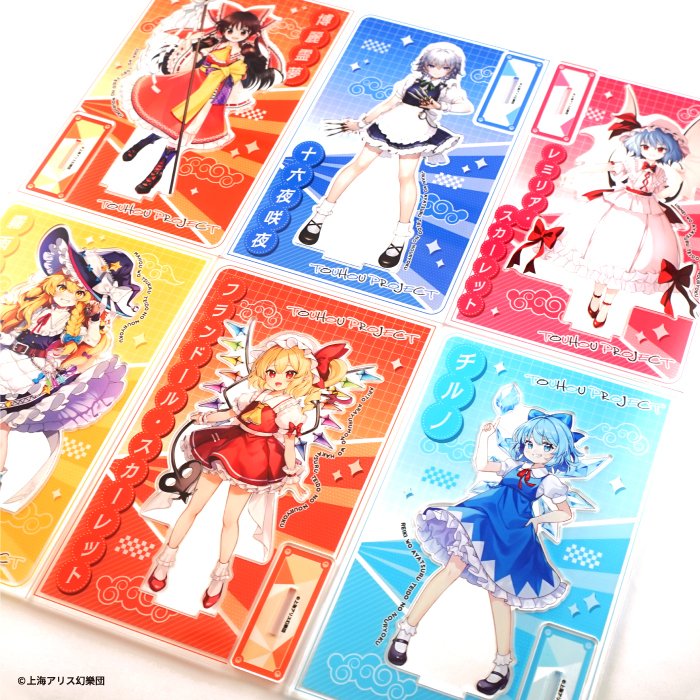 新商品情報⛩️】 2026年2月28日発売／全6種 #東方Project の