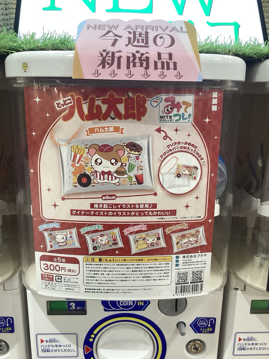 📌ガシャココ@岡山一番街 入荷商品✍️ 🌟#ハムスターのいる暮らし