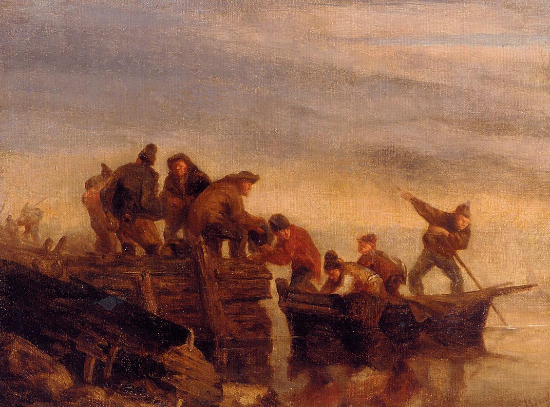 ArtistBoudin's tweet photo. Fishermen by the Water https://t.co/lAX4guWuBp