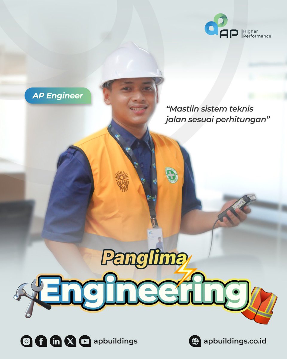 apbuildings's tweet image. Yang mana nih panglima jagoannya #APFriends?

#APBuildings #HigherPerformance #Panglima #Jabatan #Jobdesk