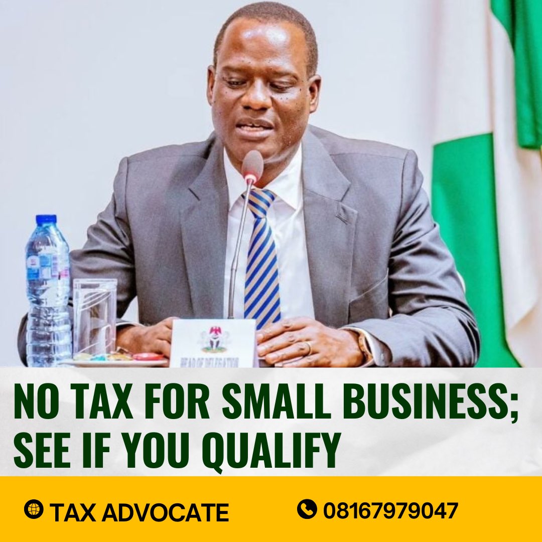 A small business under Nigeria’s new tax laws is defined as one with an annual turnover of ₦100 million or less and total fixed assets not exceeding ₦250 million.