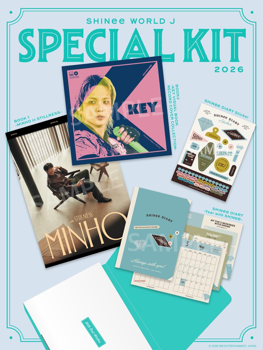 SHINee WORLD J SPECIAL KIT 2026』特典第3弾公開！！おまたせしました