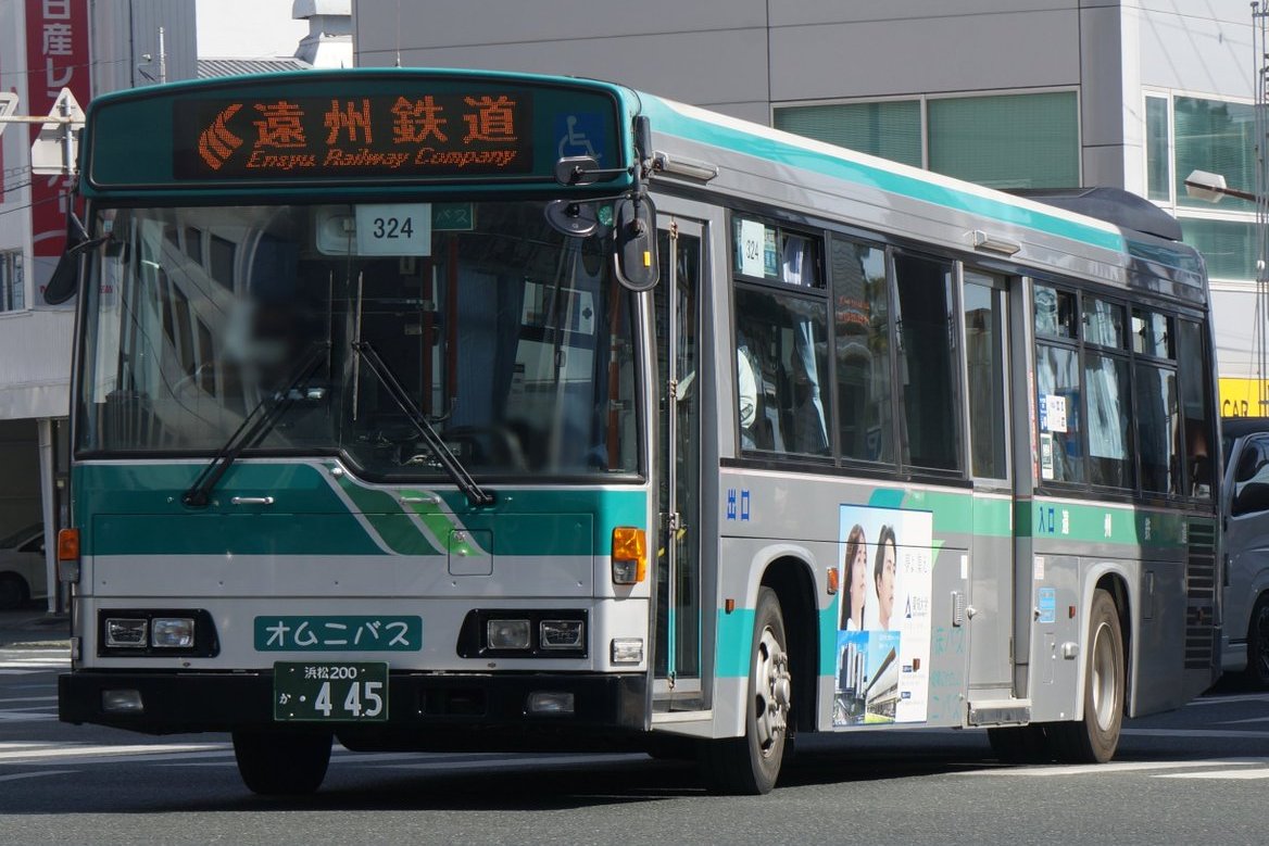 遠鉄バス
浜松200か・445　浜松東
PK-HR7JPAE（2005年式）

浜松まつりシャトル　2025.5.5