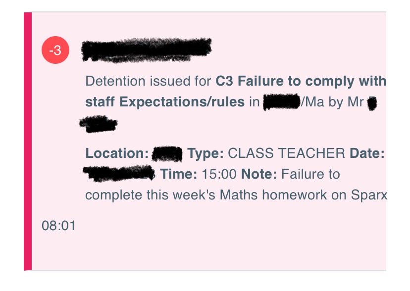 Class Charts parent & student view tweet media
