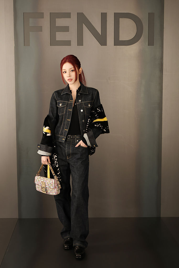 MFW】#フェンディ 2026-27年秋冬コレクションに #LeSERRAFIM #ユンジン