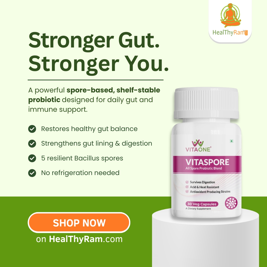 Healthyram's tweet photo. Stronger Gut. Stronger You. 🌿✨
Powerful spore-based, shelf-stable probiotic veg capsules designed to support daily gut and immune health.

Feel the difference from within.

🛒 Shop now at https://t.co/PFmIeRCaw6

#GutHealth #Probiotic #DailyWellness #ImmuneSupport #HealThyRam https://t.co/gVcSeqYMqT