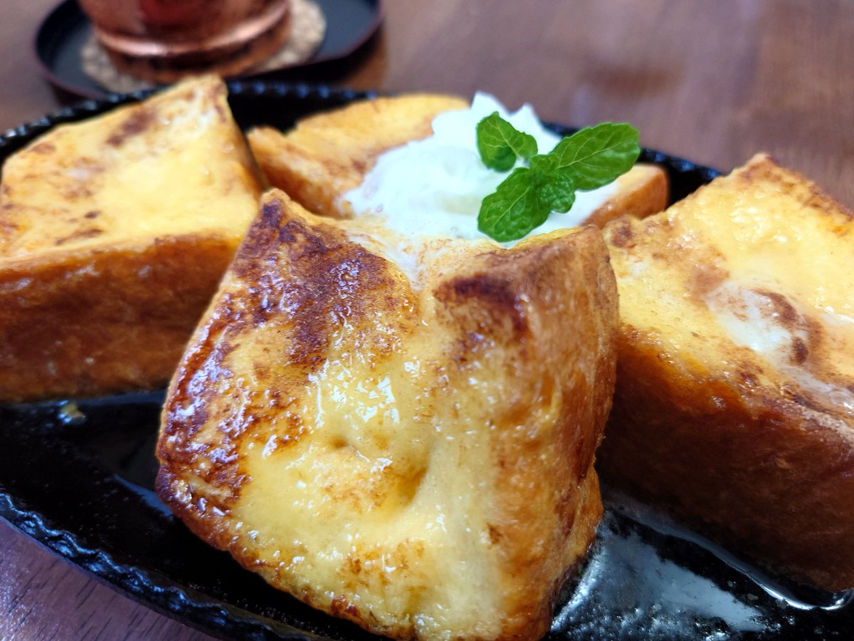 那覇の名店「第3章」さんの鉄板フレンチトースト激ウマ ＃那覇市 ＃識名