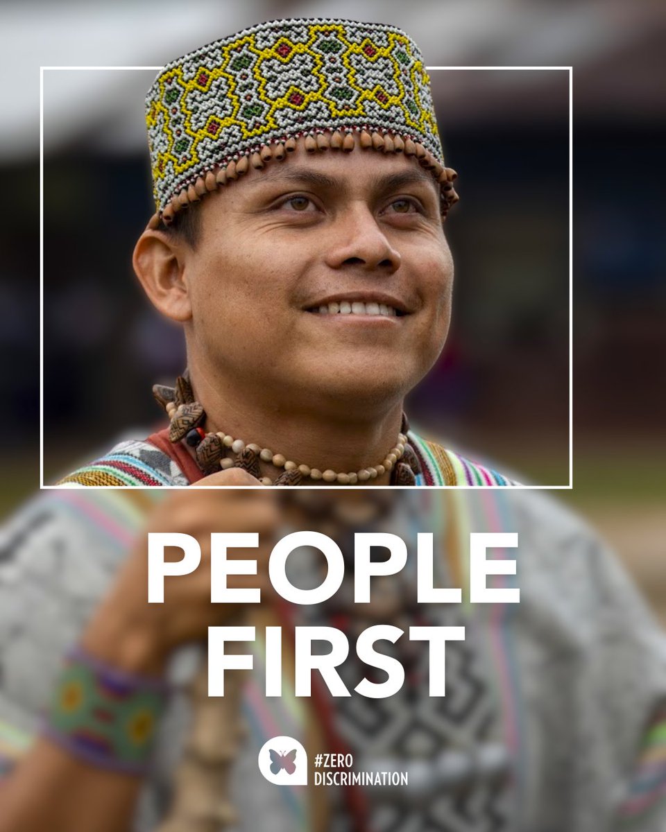 UNAIDS's tweet photo. Today is #ZeroDiscriminationDay!

People living with &amp; affected by HIV still face stigma and discrimination in healthcare centers, workplaces and communities.

This blocks access to HIV services and put lives at risk.

Putting #PeopleFirst is the only path to #ZeroDiscrimination. https://t.co/SOPLIMDQfJ