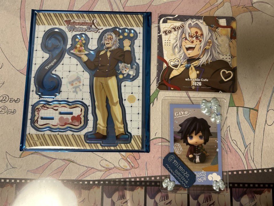 郵送交換】鬼滅の刃 バレンタイン ホワイトデー VD WDアクスタ