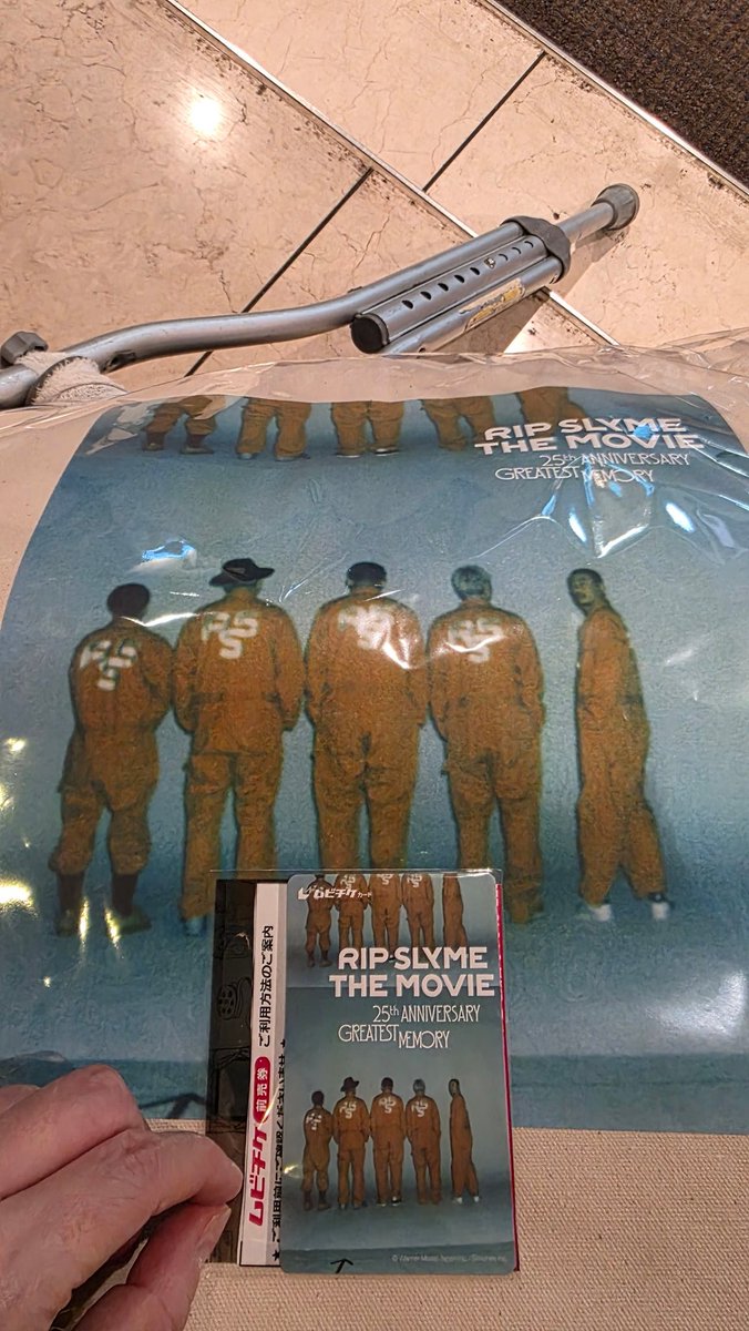 今更ながら、RIP SLYME MOVIEのムビチケとトートバッグセットを購入