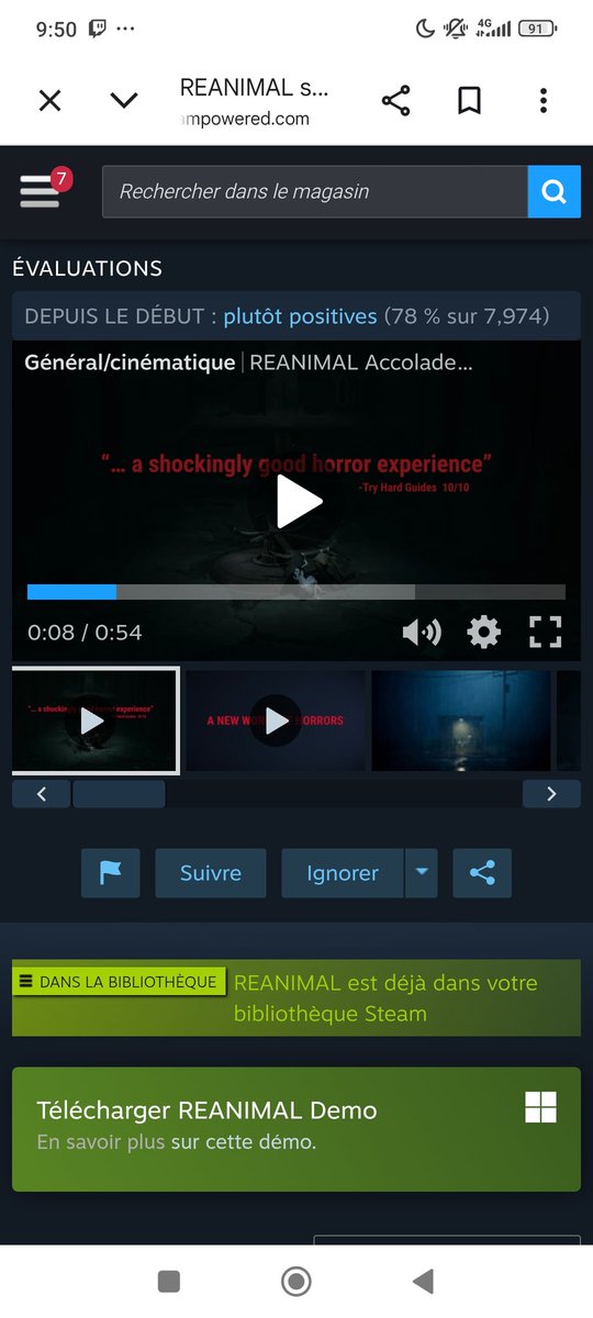 J'ai gagné Le jeu Reanimal ! Je suis trop contente !😍
Merci encore <a href="/Gaboul69/">The Little Nightmares Collector</a> pour le giveaway  ❤️