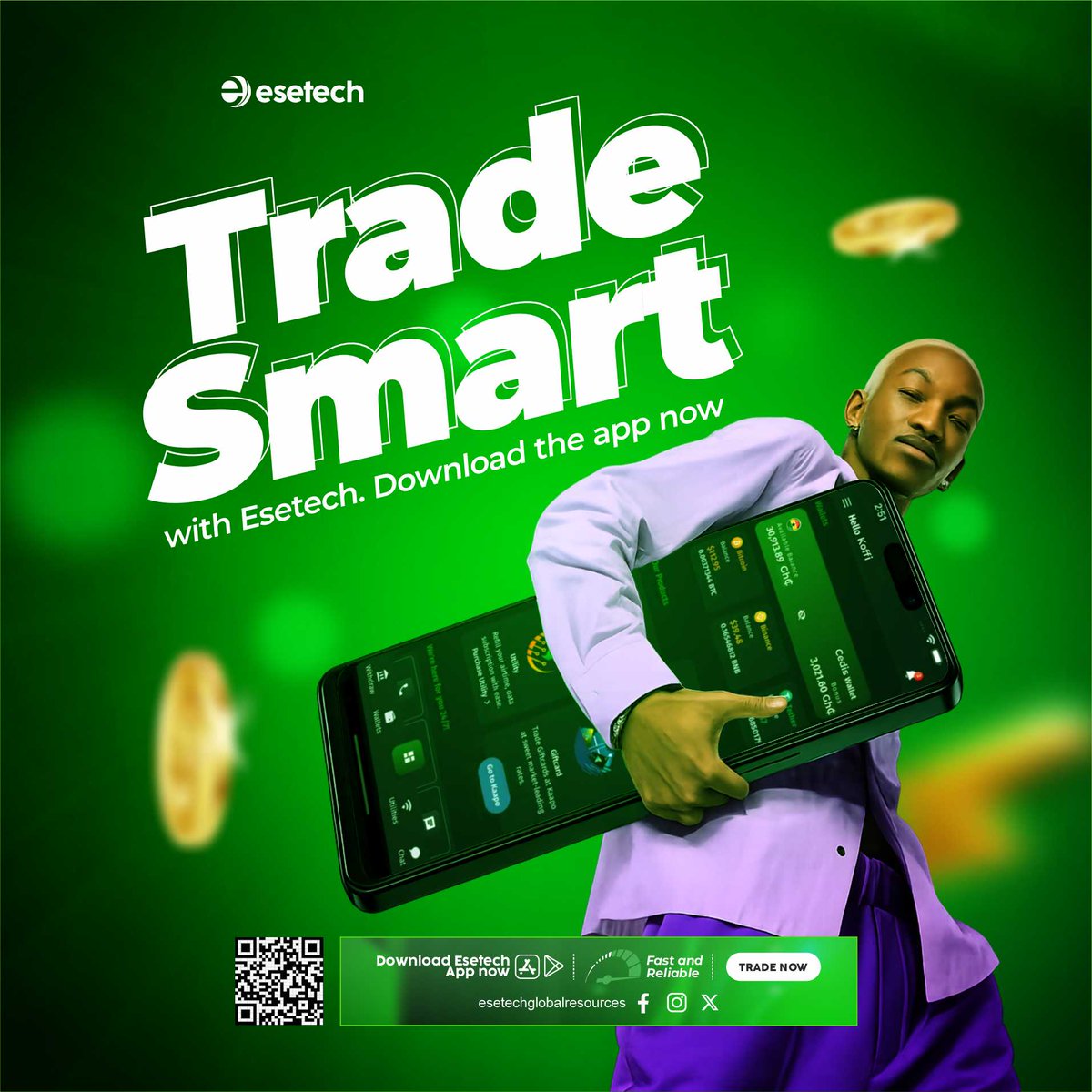 esetechservices's tweet photo. Stop scrolling. This is how smart traders move. 💚

You hold crypto. You need cash. You want speed.
Esetech gives you all three.

Trade with confidence.
Get competitive rates.
Receive your cash fast.
Skip P2P drama.

One app. Smooth process. Real results.

Download Esetech today and start trading smart.
Your next win is one trade away.
https://t.co/eIlRCUpAX6