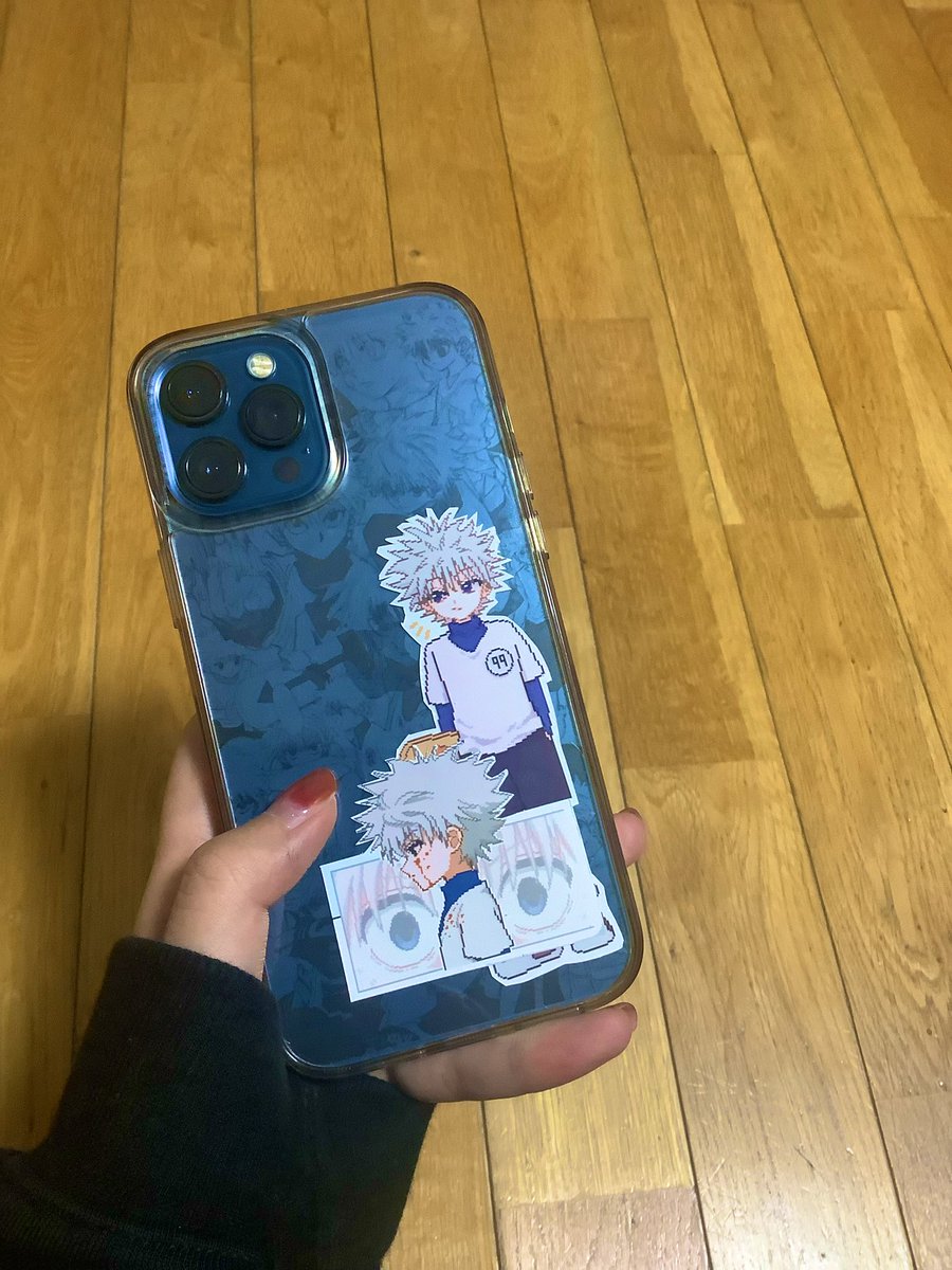 tamo2_2's tweet photo. とどめさんのネップリを使ってスマホの裏
アレンジしてみました！
素敵なネップリありがとうございます！
@t0dx_m  #hunterxhunter  #ネップリ https://t.co/zA4DNuzuFK