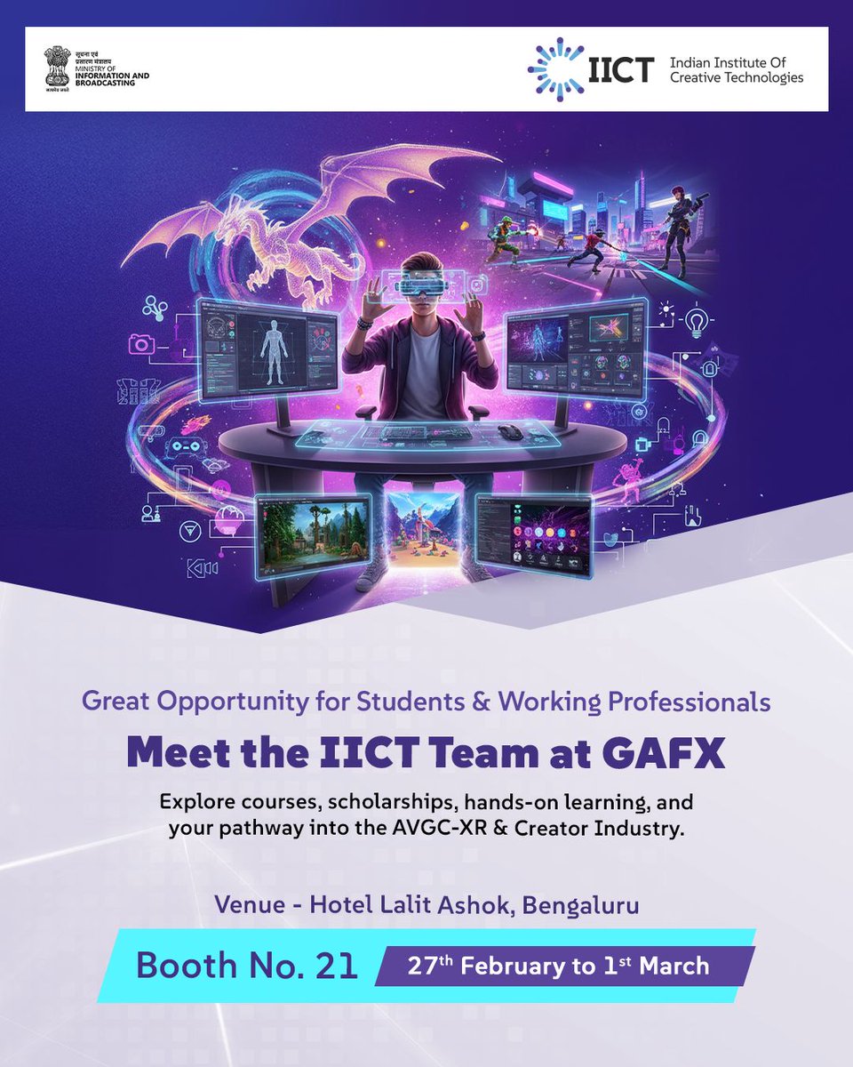 Indian Institute of Creative Technologies tweet media