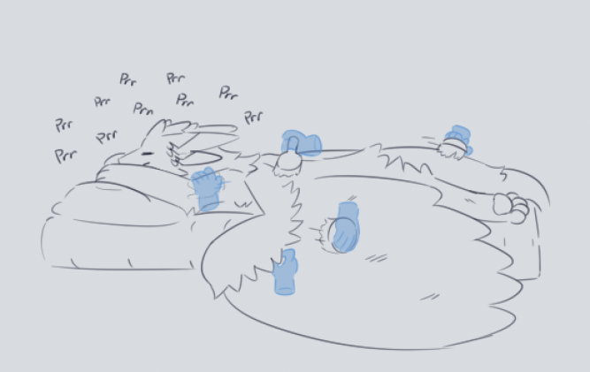 Introdile's tweet photo. Offering Received: An all expenses paid spa trip voucher because goodness knows they've had it rough lately (#744)

ahh, they really needed that! their fur is nice and soft again and their feathers aren't sticky! https://t.co/QOK95PJb6z