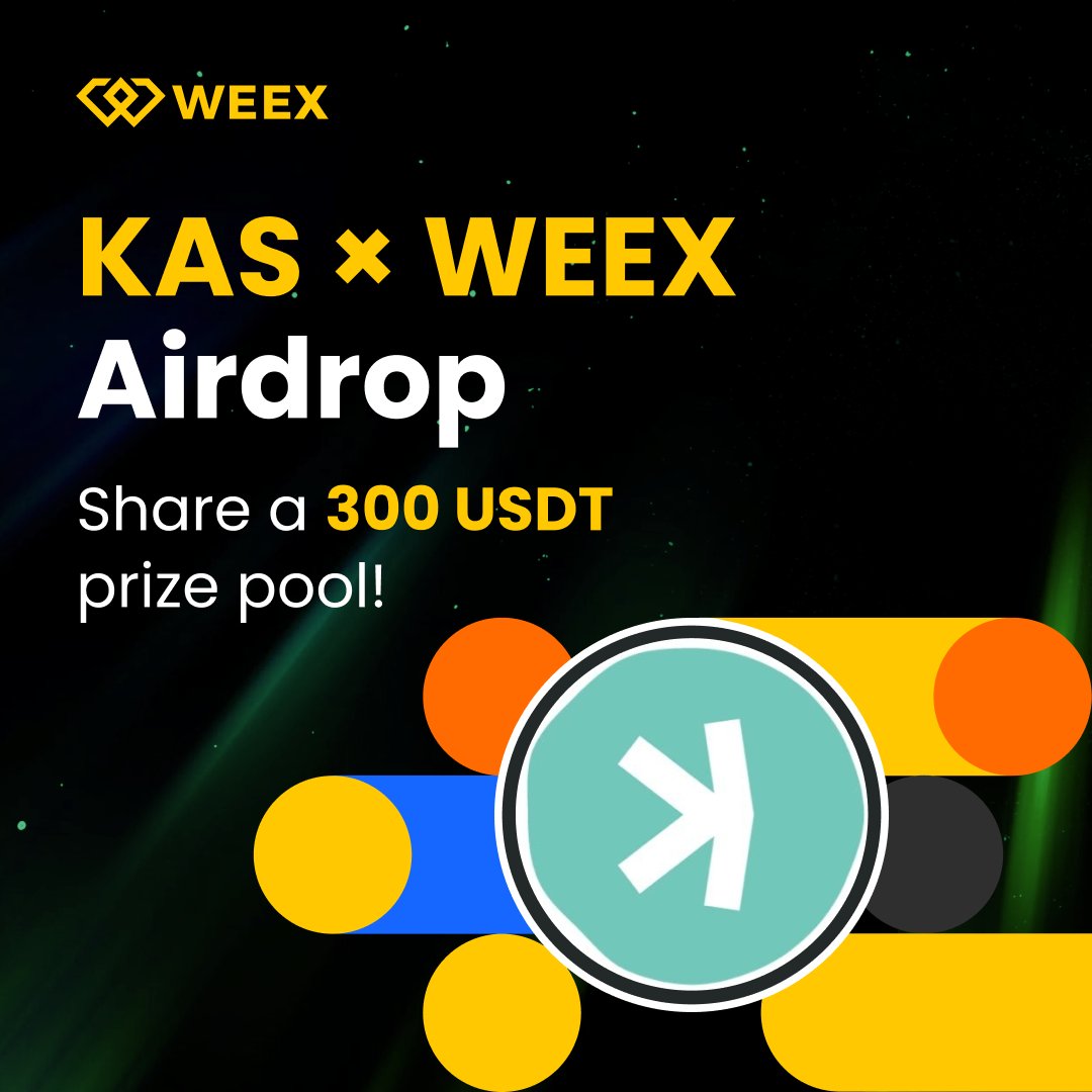 🚀 WEEX x $KAS <a href="/kaspaunchained/">Kaspa</a> Airdrop
🎁 300 USDT | 30 Lucky Winners

How to Join
🔸 Follow <a href="/WEEX_Official/">WEEX</a>
🔸 Like &amp; RT + TAG Friends
🔸 Comment WEEX UID

👉 Trade $KAS on WEEX:weex.com/spot/KAS-USDT?…

#blockchain #TradeToEarn #AItrading
