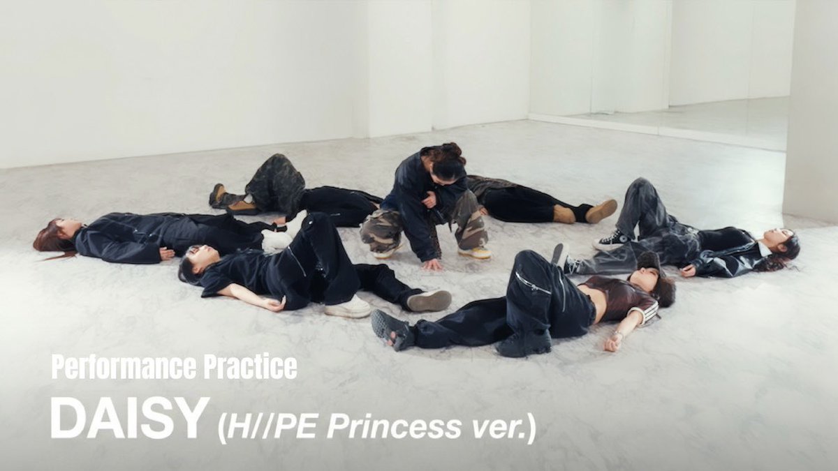 DAISY (H//PE Princess Ver. : Pre-debut Edition) Performance Practice

🔗youtu.be/sSS4pNtRLF4?si…

#HIIPE_Princess #하입프린세스 #ハイププリンセス #HIIPE_P #하이피 #ハイピー
#COCO #YSY #YUJU #DOI #RINO #NIKO #SUJIN