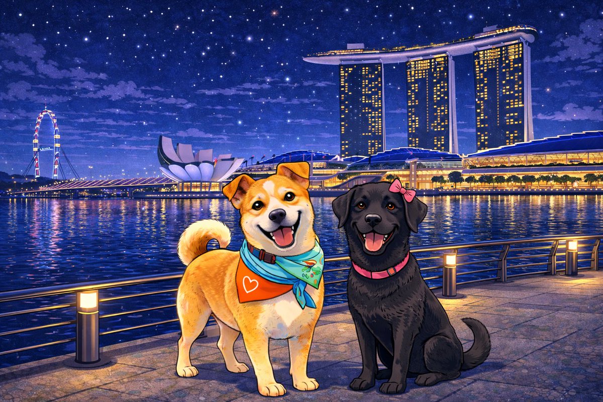 Welcome to Singapore, the final city of 14, but this was never just a tour. It was a promise. A promise that no dog is forgotten, no life is too small, and love will always move forward. 🐾💛
$Aloka #AlokaDigitalPeaceWalk <a href="/alokafans/">Aloka 💛✌️</a>