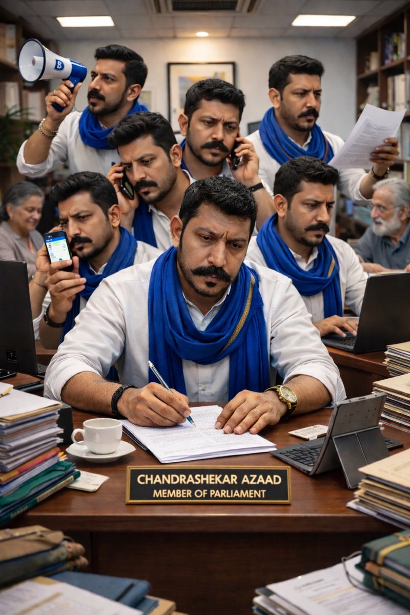 विरोधी चाहे रावण कहें, 
लेकिन 10 सिरों का इस्तेमाल लोगों की भलाई के लिए हो रहा है।

चंद्रशेखर आजाद का उत्तर प्रदेश चुनाव 2027 में बड़ा दबाव बनता दिख रहा है। 

कहीं उनके पत्र लिखने के बाद शिक्षामित्रों की सैलरी 80% तक बढ़ाई जाती है, 
तो कहीं एक ट्वीट के बाद बिजली की दरें घटा दी