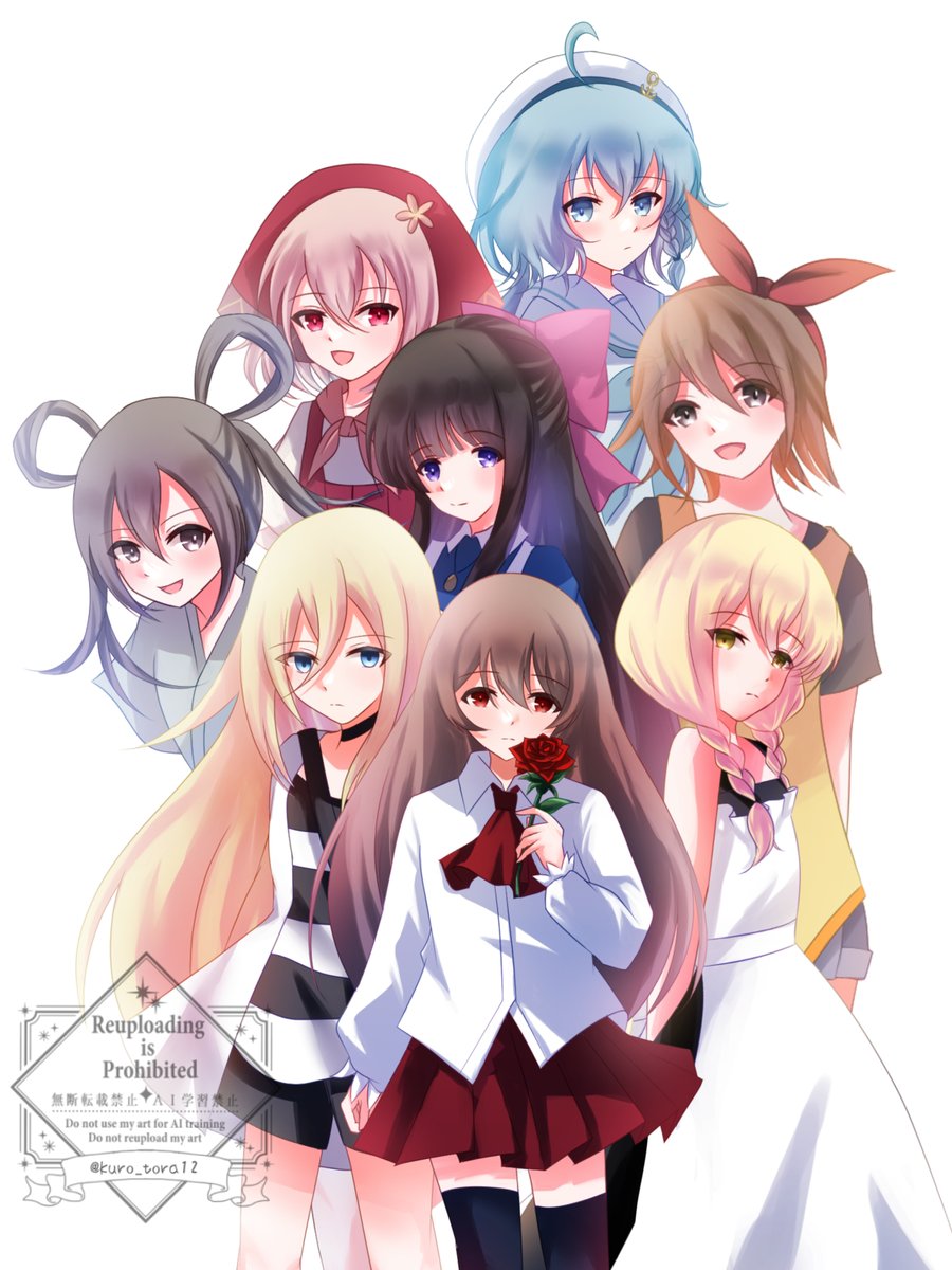 kuro_tora12's tweet photo. フリーホラーゲーム好きなやつ主人公詰め合わせ🐾

#Ib
#殺戮の天使 
#アクおどあーと
#魔女の家
#マッドファーザー
#霧雨が降る森
#ママにあいたい
#幻想乙女のおかしな隠れ家 https://t.co/EGvgtAkgKe