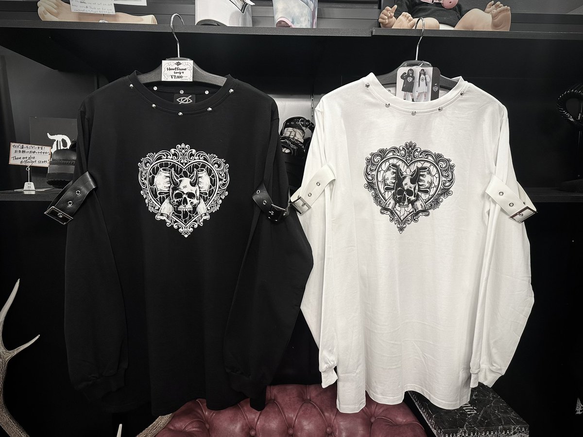 ✝︎🔗えす×KRYコラボアイテム🔗✝︎ 「Heart Flame longT」 ネック