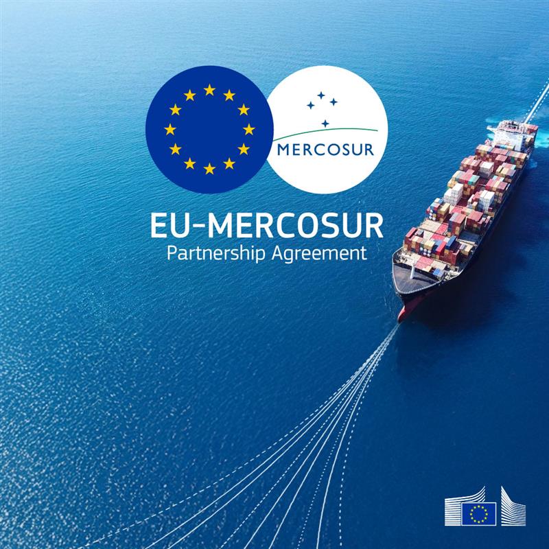 EUPublications's tweet photo. Partnership Agreement & Interim Trade Agreement with Mercosur are published on #EURLex.
Together, we create one of the world’s largest trade zones, covering 720 million consumers, and strengthen cooperation on economic & geopolitical issues.
🔗 https://t.co/RoLzejGIBZ
#EUTrade https://t.co/vOSYrDg5TO