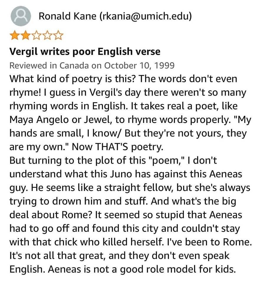 Best review ever! 😂