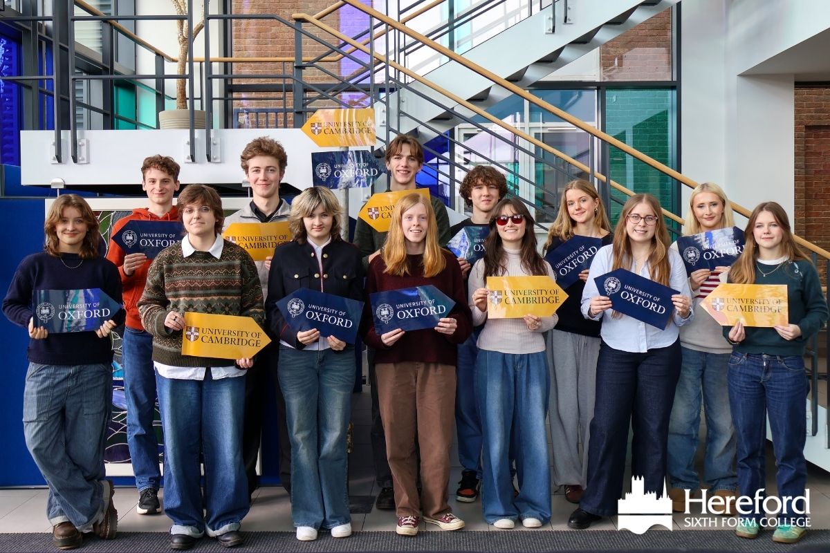Hereford Sixth Form College tweet media