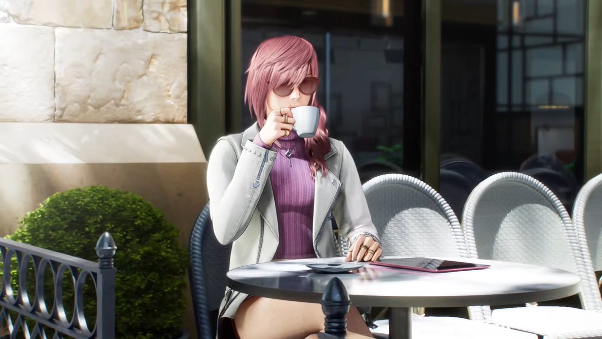 ☕️

She's on vacation.