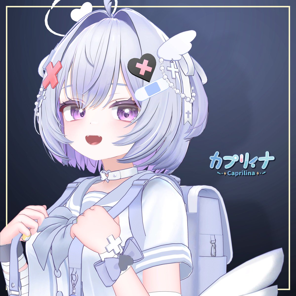 midnightcutest's tweet photo. ━━━━━━━━━━━━━━━━━━
✨ 本日発売開始 ✨

堕天使×あどけなさ
オリジナル3Dモデル『カプリィナ』
━━━━━━━━━━━━━━━━━━

Boothにて販売開始いたしました！

発売を記念して
本日より 3/8 23:59 まで

特別価格
【￥6,000 → ￥5,000】

今だけの限定価格で販売いたします。

ぜひ、カプリィナをあなたのもとへ。

▼Boothはこちら
https://t.co/FpZnCKbuLC

#VRChat #カプリィナ