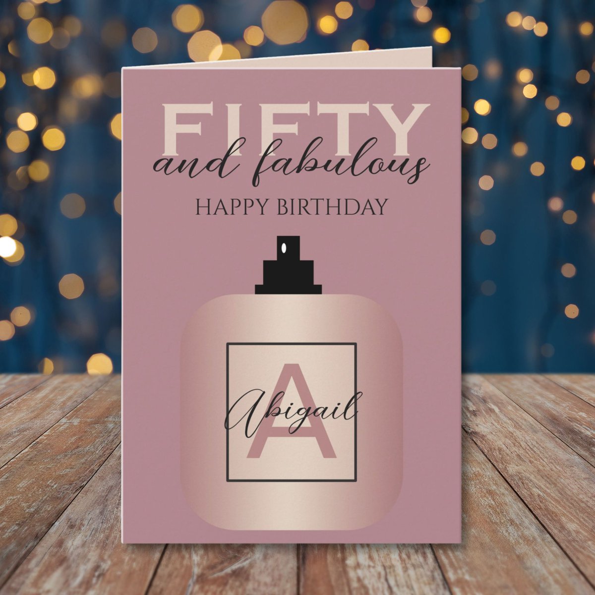 TanyaSmith24978's tweet image. Fifty And Fabulous Rose Gold personalized Birthday Card | Available on my Zazzle store zazzle.com/fifty_and_fabu… #zazzlemade #zazzle #birthdaycards #50thbirthday