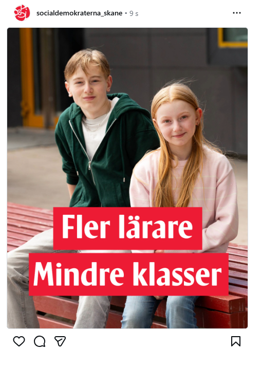 Så er der også valgkamp på den anden side af Øresund