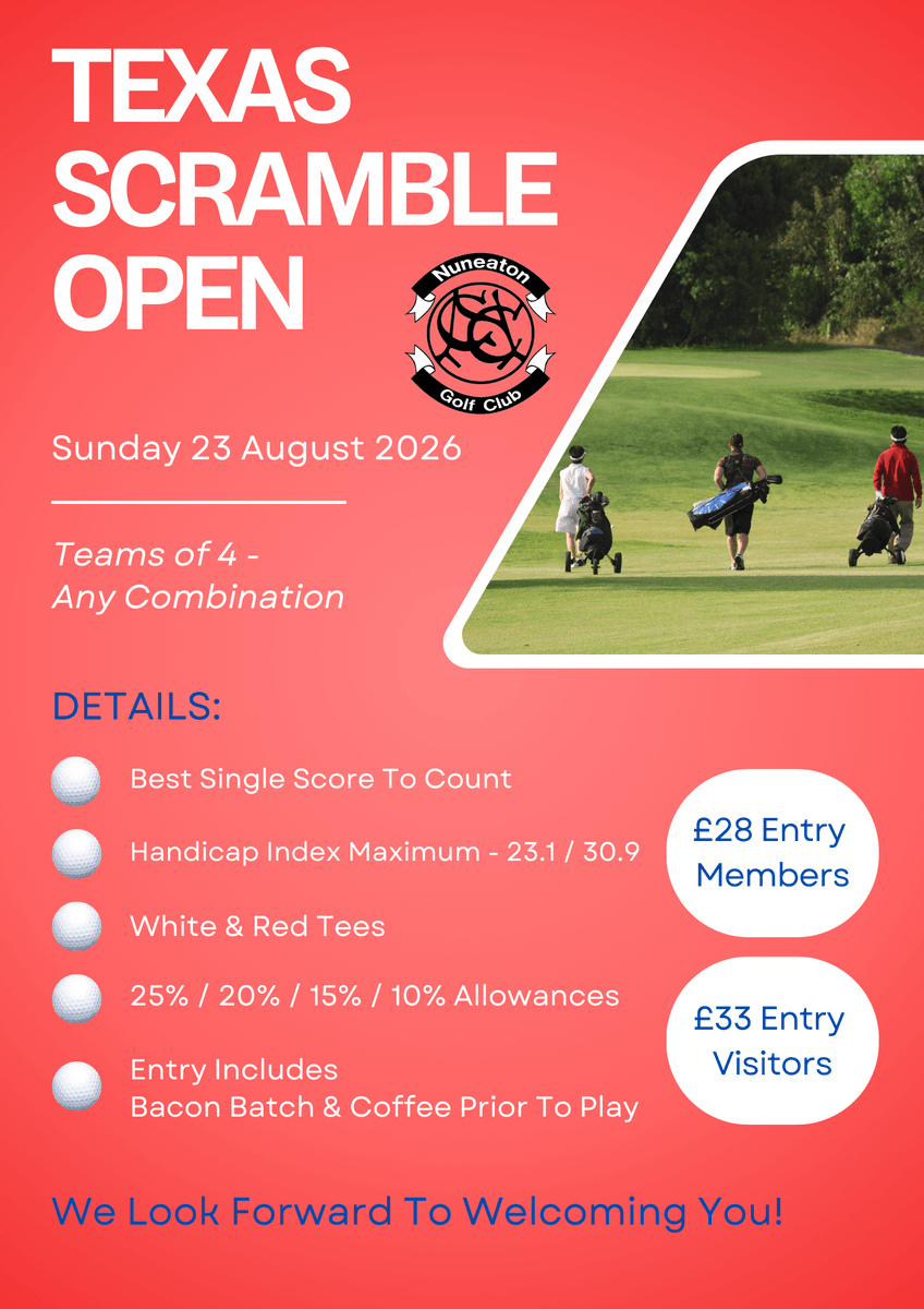 Nuneaton Golf Club tweet media